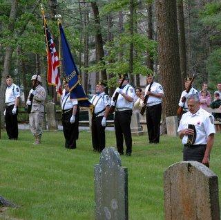 Military Honors for a Cemetery Service