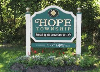 Hope Township NJ Sign 