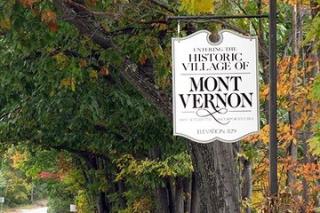 Historic Mont Vernon Sign 